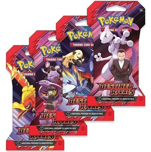 Pokémon Destined Rivals Sleeved Booster Packs x4 (Random Art)