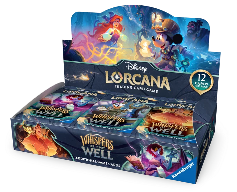 Disney Lorcana Whispers in the Well Booster Display (24 Packs)