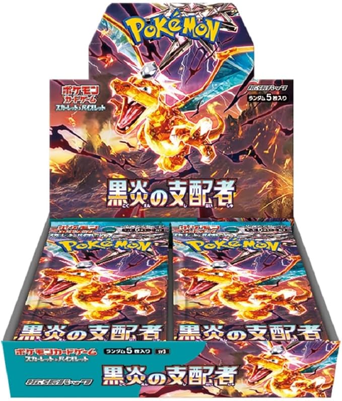 Pokémon Ruler of the Black Flame sv3 Sealed Japanese Booster Box