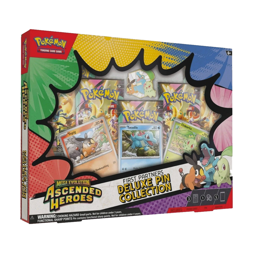Pokémon Ascended Heroes First Partners Deluxe Pin Collection