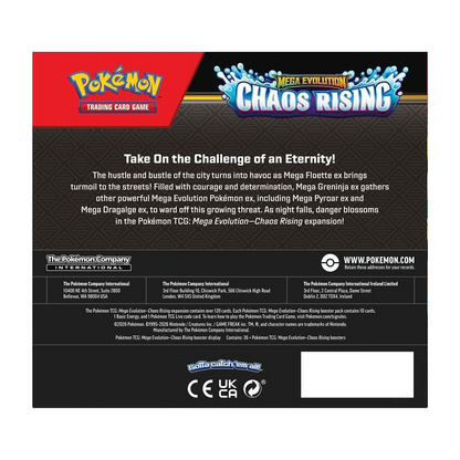 Pokémon Chaos Rising Booster Display Box (36 Packs)