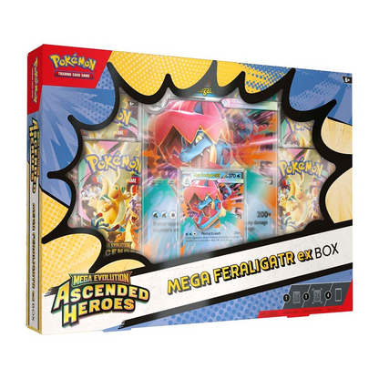 Pokémon Ascended Heroes Mega Feraligatr ex Box