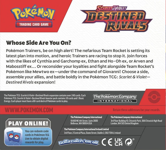 Pokémon Destined Rivals Booster Box