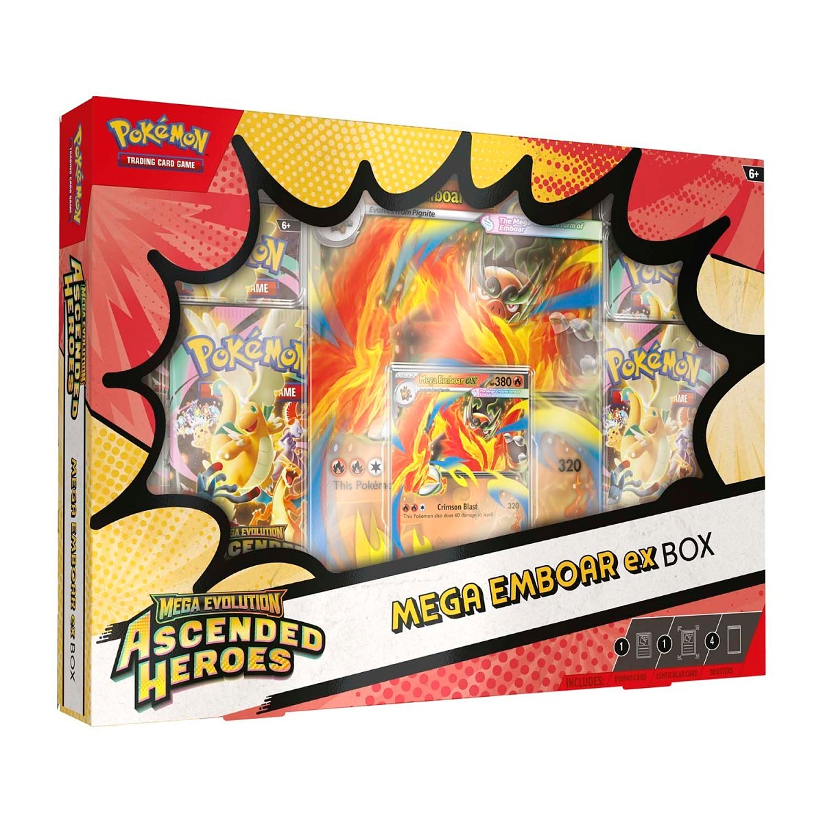 Pokémon Ascended Heroes Mega Emboar ex Box