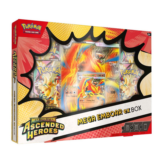 Pokémon Ascended Heroes Mega Emboar ex Box