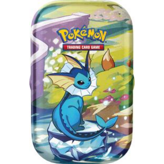 Pokémon Prismatic Evolutions Mini Tin [Vaporeon]