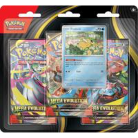 Pokémon Mega Evolution 3 Pack Blister [Psyduck]