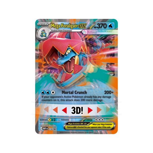 Pokémon Ascended Heroes Mega Feraligatr ex Box