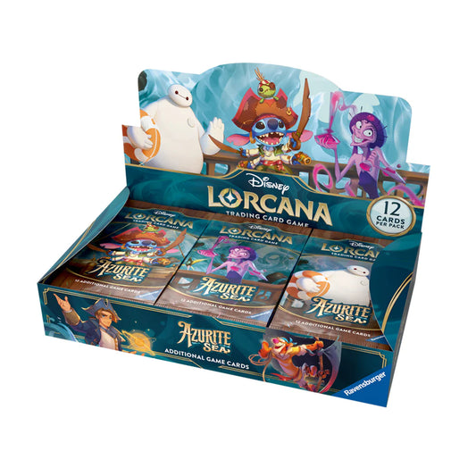 Disney Lorcana Azurite Sea Booster Display (24 Packs)