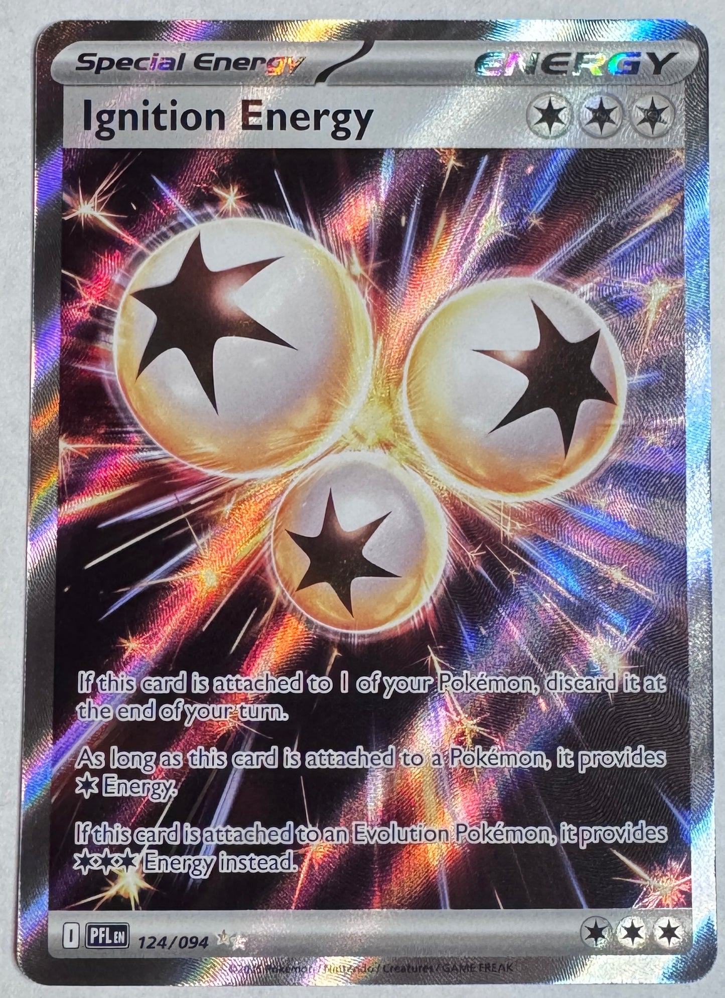 Pokémon Phantasmal Flames - Ignition Energy 124/094