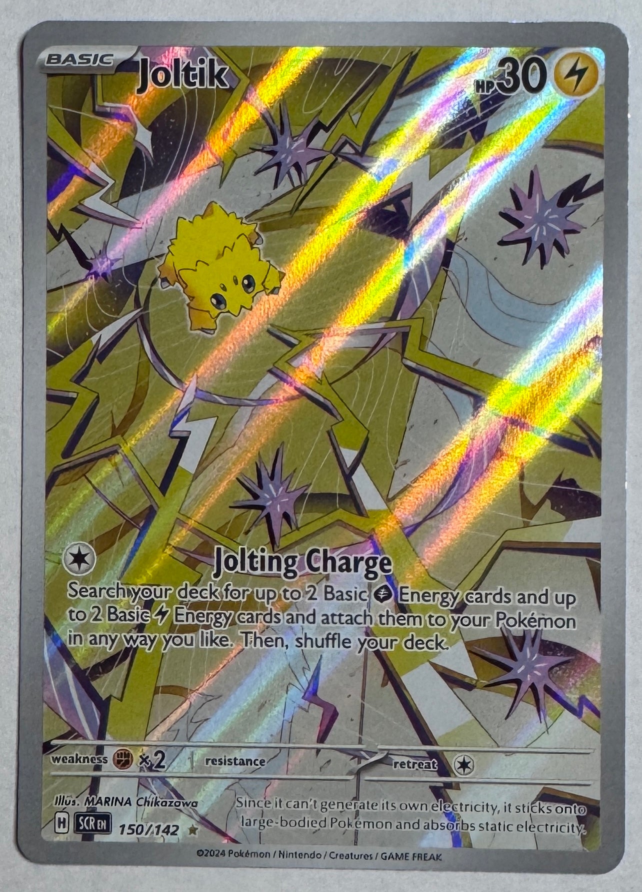 Pokémon Stellar Crown - Joltik 150/142