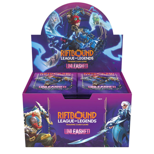 Riftbound: League of Legends Unleashed Booster Display
