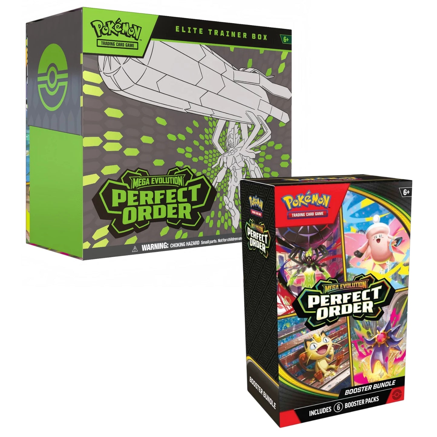 Pokémon Mega Evolution Perfect Order Bundle (Elite Trainer Box & Booster Bundle)