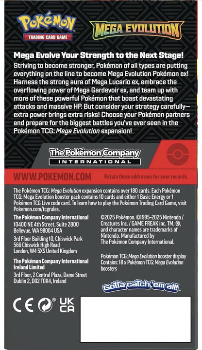 Pokémon Mega Evolution Half Booster Box